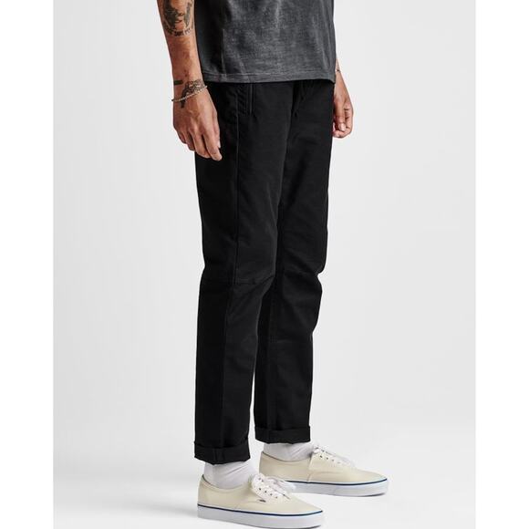 Roark Layover Traveler Pants Black Stretch Slim Fit Drawstring Men 28x30 Outdoor - Picture 1 of 16